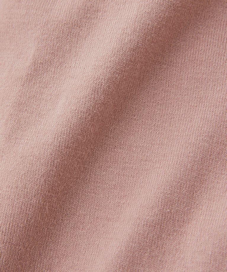 MOUSSY「ｵｰｶﾞﾆｯｸｺｯﾄﾝ使用の少しﾊﾘのあるTｼｬﾂ生地背中で帯を結わ」|Tシャツ・カットソー|