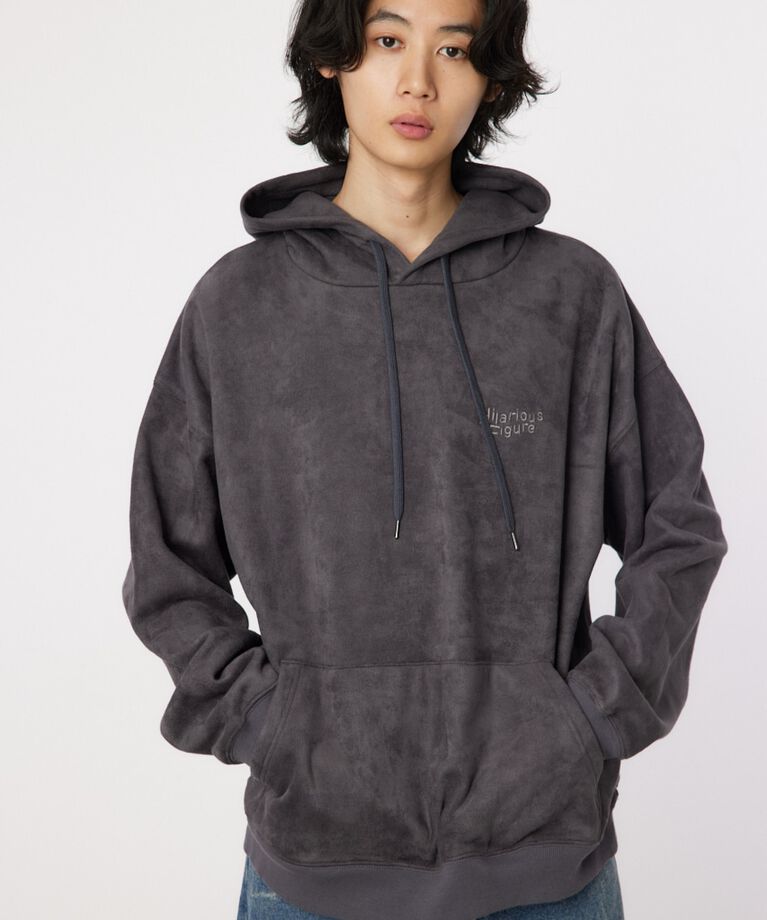 RODEO CROWNS「faux suede backboa フーディー」|パーカー|C.GRY