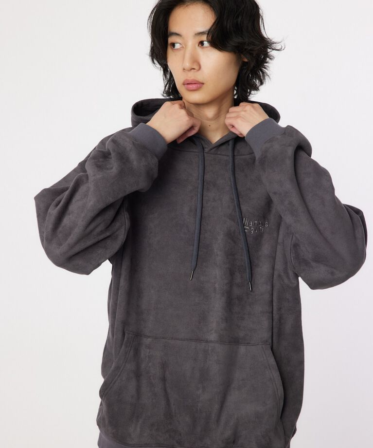 RODEO CROWNS「faux suede backboa フーディー」|パーカー|