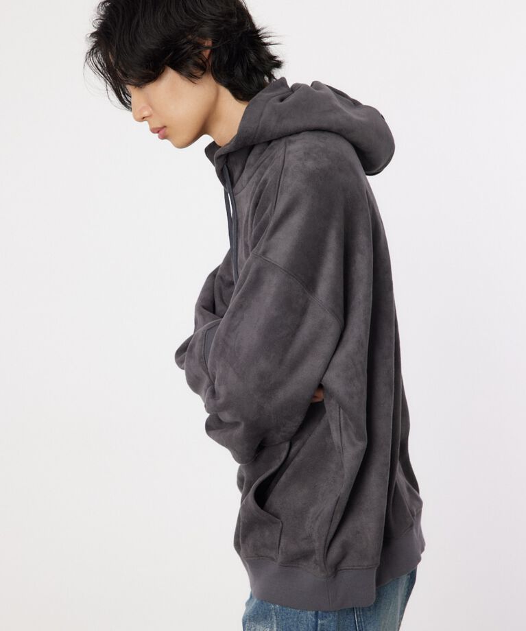 RODEO CROWNS「faux suede backboa フーディー」|パーカー|