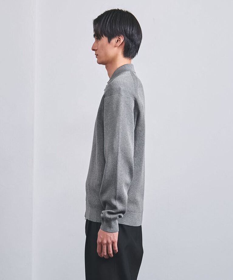 UNITED ARROWS「アゼ ジップアップ ポロカーディガン」|カーディガン|