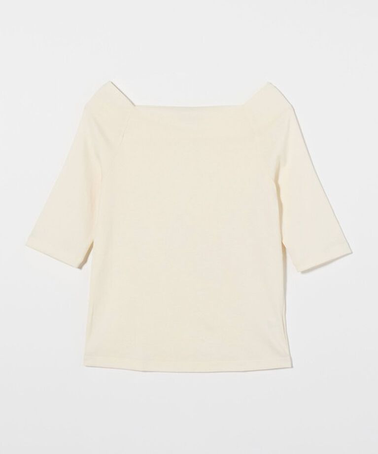 UNITED ARROWS「スクープドネック ハーフスリーブ カットソー」|Tシャツ・カットソー|