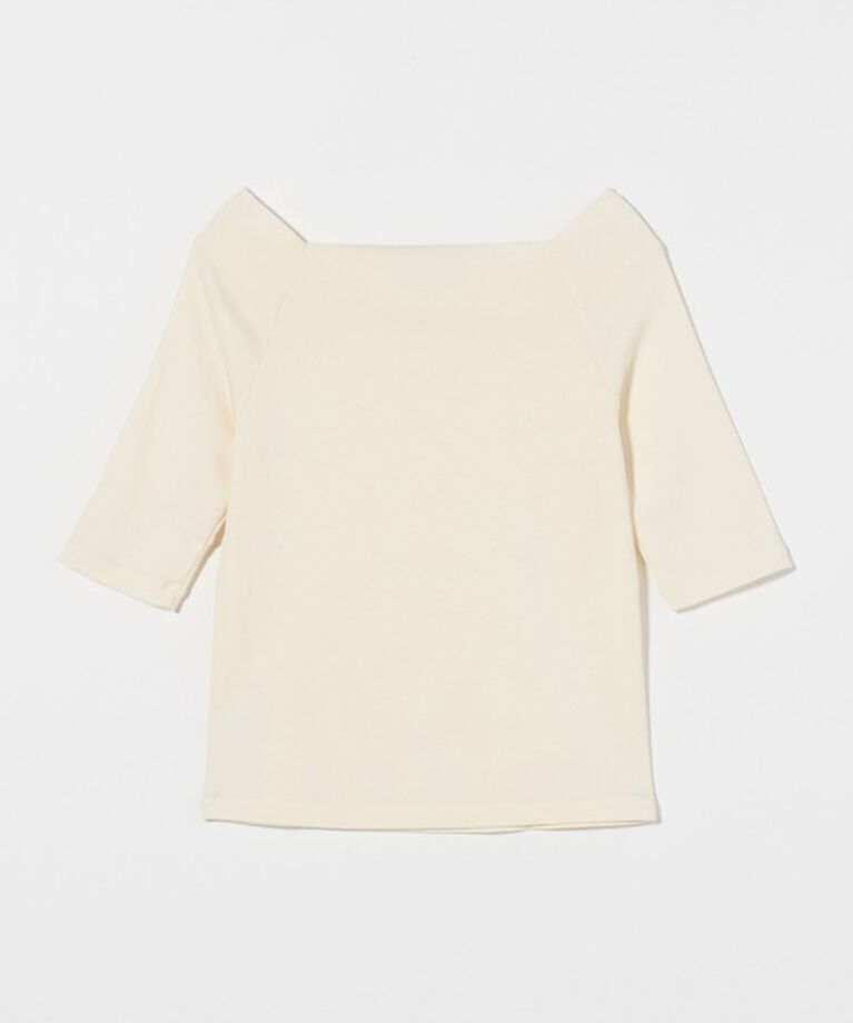 UNITED ARROWS「スクープドネック ハーフスリーブ カットソー」|Tシャツ・カットソー|