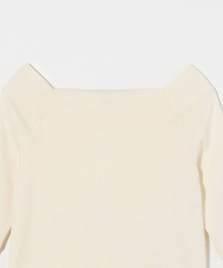 UNITED ARROWS「スクープドネック ハーフスリーブ カットソー」|Tシャツ・カットソー|