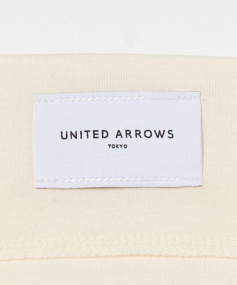 UNITED ARROWS「スクープドネック ハーフスリーブ カットソー」|Tシャツ・カットソー|