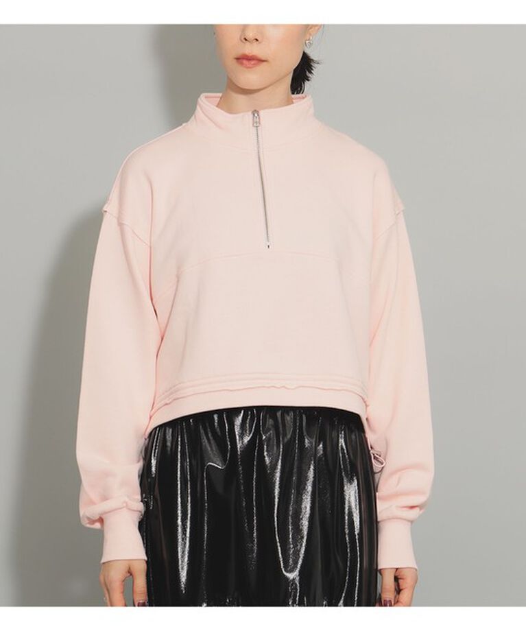 Ray BEAMS 「スウェット ハーフジップ ハイネック プルオーバー」|その他|