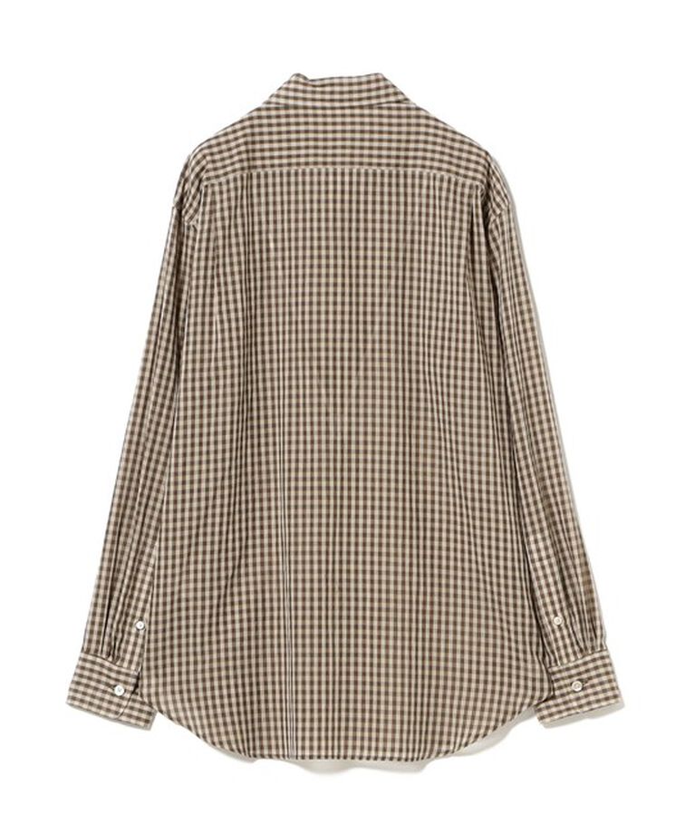 Demi-Luxe BEAMS 「AURALEE / エアリーコットン ギンガムチェック ビッグ シャツ」|シャツ・ブラウス|