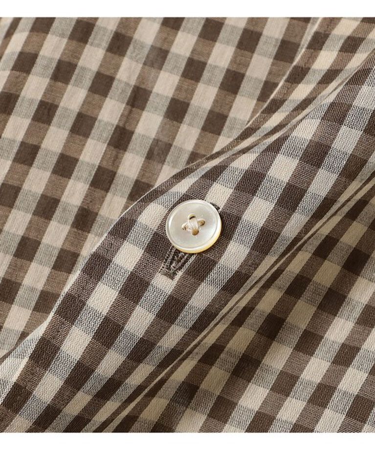 Demi-Luxe BEAMS 「AURALEE / エアリーコットン ギンガムチェック ビッグ シャツ」|シャツ・ブラウス|