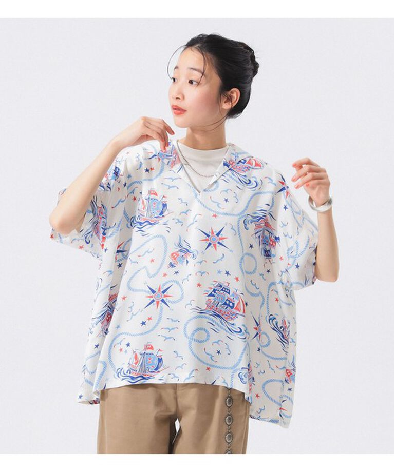 BEAMSBOY「【別注】SUN SURF / セーラー シャツ」|シャツ・ブラウス|OFF_WHT