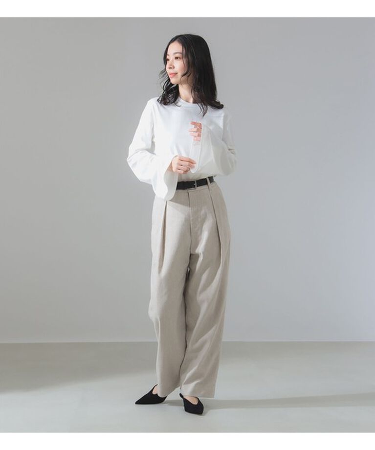 Demi-Luxe BEAMS 「フレアスリーブ プルオーバー」|Tシャツ・カットソー|