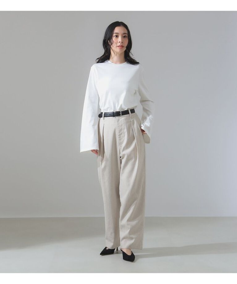 Demi-Luxe BEAMS 「フレアスリーブ プルオーバー」|Tシャツ・カットソー|