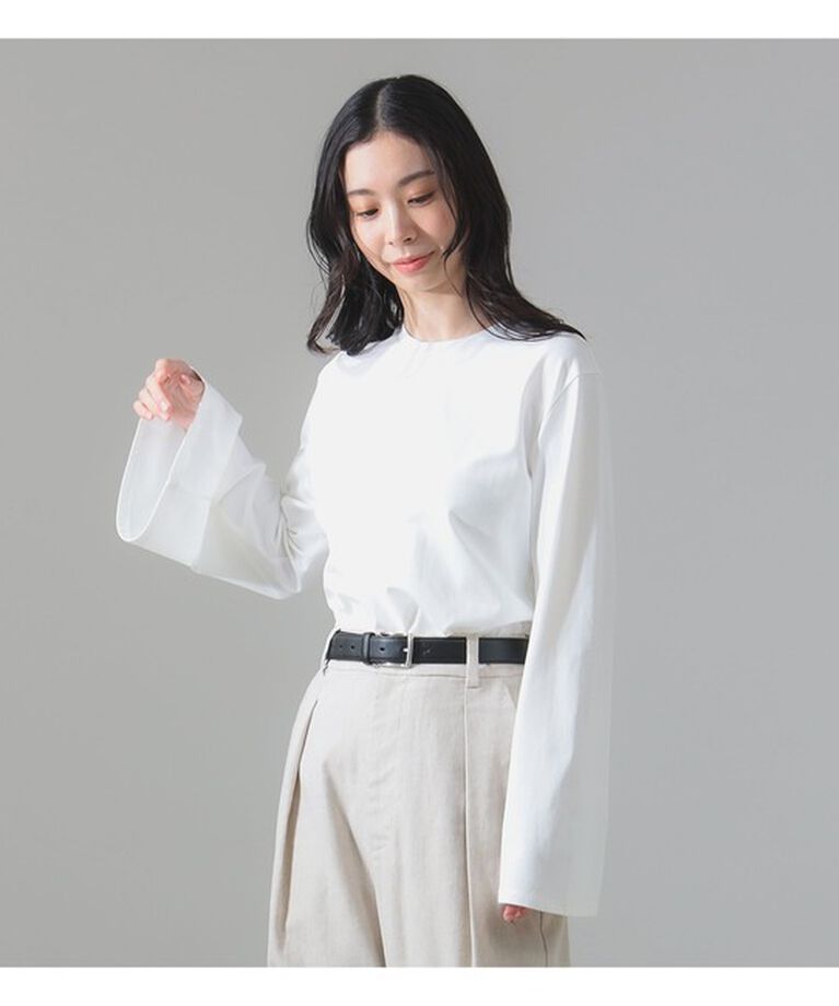 Demi-Luxe BEAMS 「フレアスリーブ プルオーバー」|Tシャツ・カットソー|
