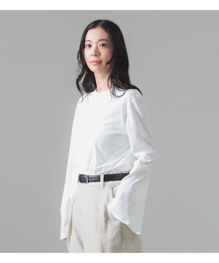 Demi-Luxe BEAMS 「フレアスリーブ プルオーバー」|Tシャツ・カットソー|