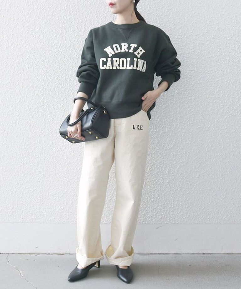 SHIPS any「【SHIPS any別注】Lee: バック レースアップ デニム パンツ 25SS」|デニム|