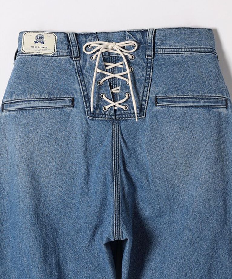SHIPS any「【SHIPS any別注】Lee: バック レースアップ デニム パンツ 25SS」|デニム|