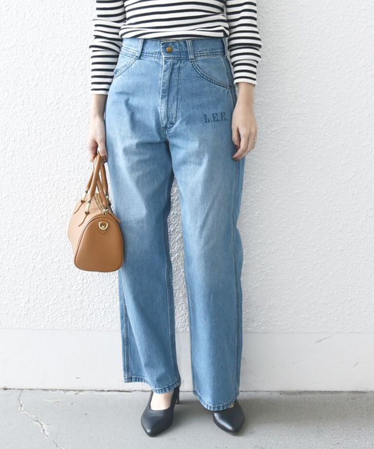 SHIPS any「【SHIPS any別注】Lee: バック レースアップ デニム パンツ 25SS」|デニム|