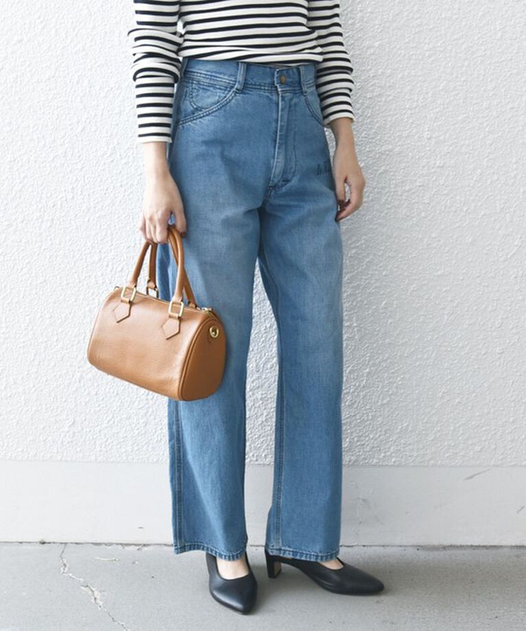 SHIPS any「【SHIPS any別注】Lee: バック レースアップ デニム パンツ 25SS」|デニム|