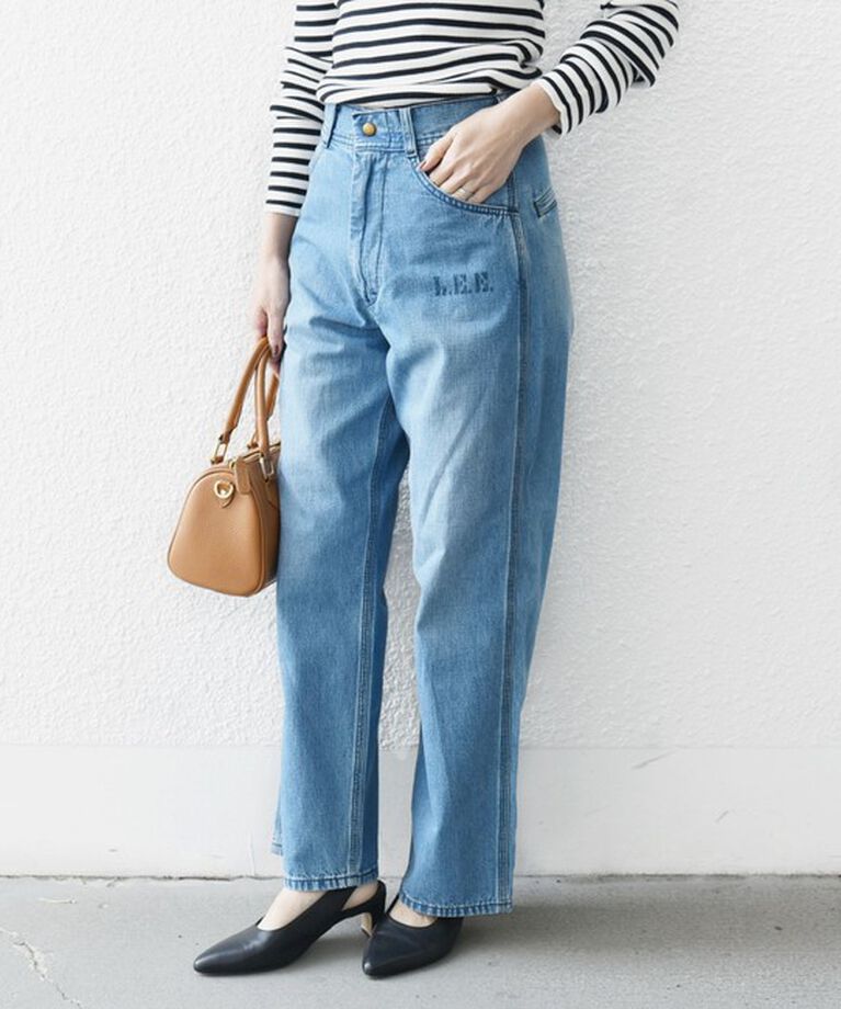 SHIPS any「【SHIPS any別注】Lee: バック レースアップ デニム パンツ 25SS」|デニム|
