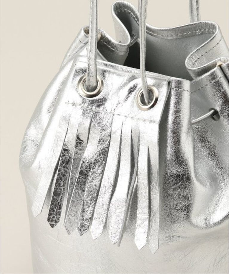  「【blancle/ ブランクレ】M.LETHER Quilted drawstbag」|ショルダー・メッセンジャー|