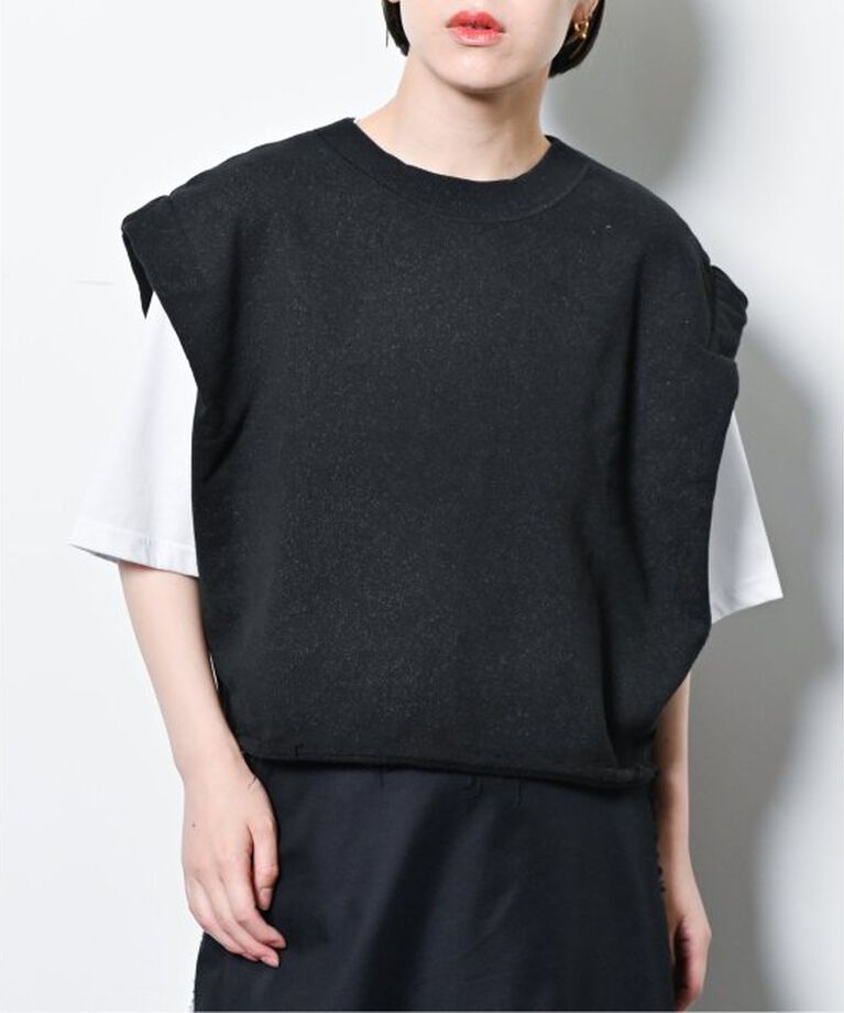  「WASH SWEAT ベスト」|Tシャツ・カットソー|ブラック