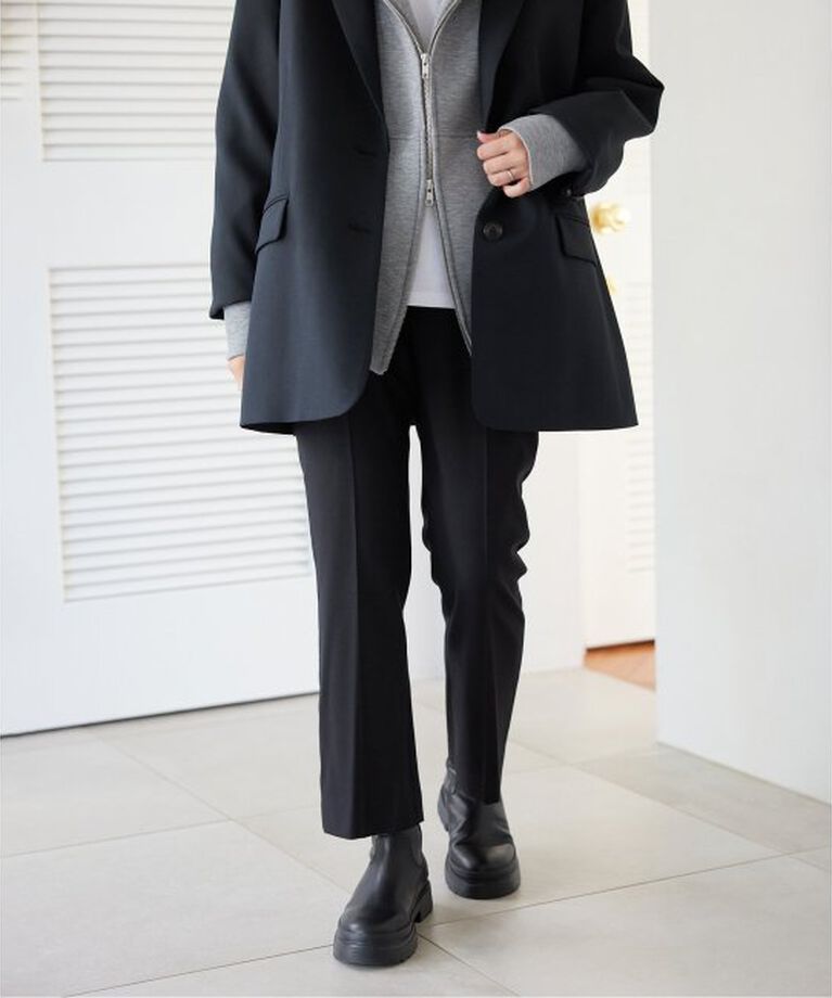 SLOBE IENA「《WEB限定サイズ有り》スティックパンツ」|スラックス|ブラック