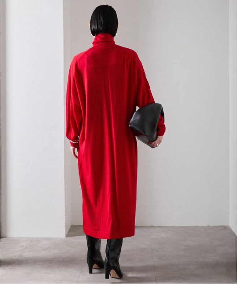VERMEIL par iena「glowwool ニットタートルワンピース」|ワンピース|