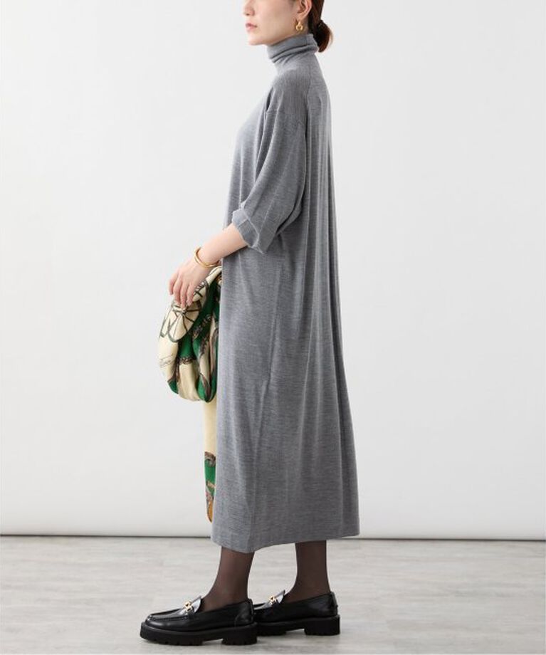 VERMEIL par iena「glowwool ニットタートルワンピース」|ワンピース|
