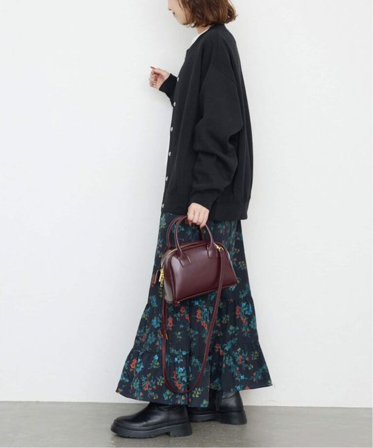 SLOBE IENA「《WEB・一部店舗限定/追加4》ダブルフェイスジャージースナップカーディガン」|カーディガン|