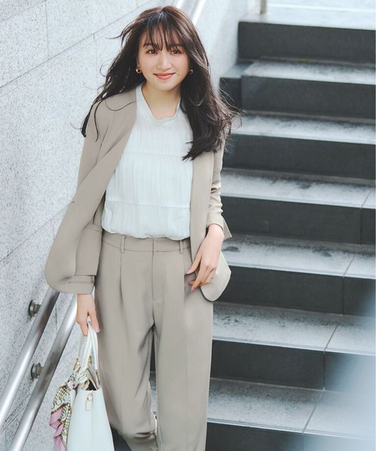 any SiS「【洗える】シャーリングシアー ブラウス」|シャツ・ブラウス|