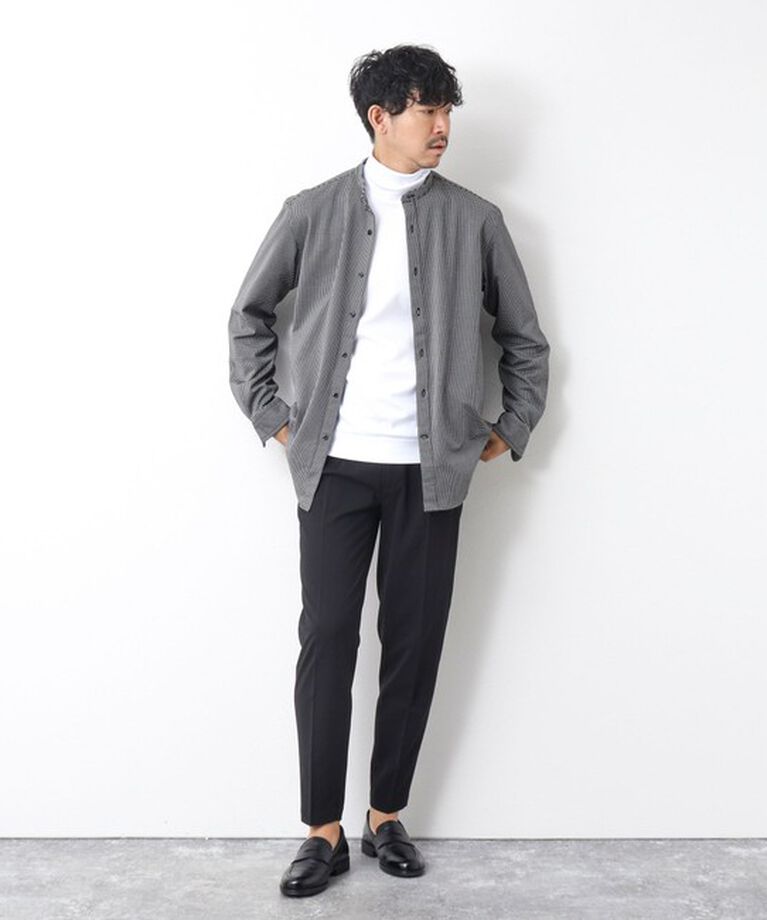 NOLLEY'S goodman「《ビジカジ対応》シルケットスムース タートルネックドレスロンT」|Tシャツ・カットソー|