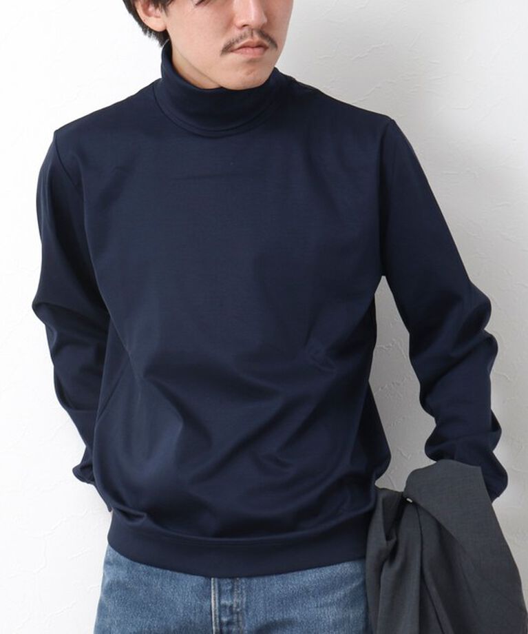 NOLLEY'S goodman「《ビジカジ対応》シルケットスムース タートルネックドレスロンT」|Tシャツ・カットソー|