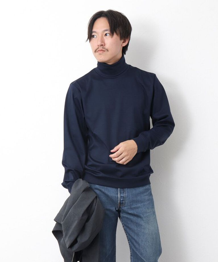 NOLLEY'S goodman「《ビジカジ対応》シルケットスムース タートルネックドレスロンT」|Tシャツ・カットソー|