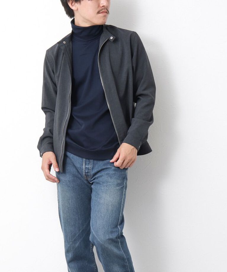 NOLLEY'S goodman「《ビジカジ対応》シルケットスムース タートルネックドレスロンT」|Tシャツ・カットソー|
