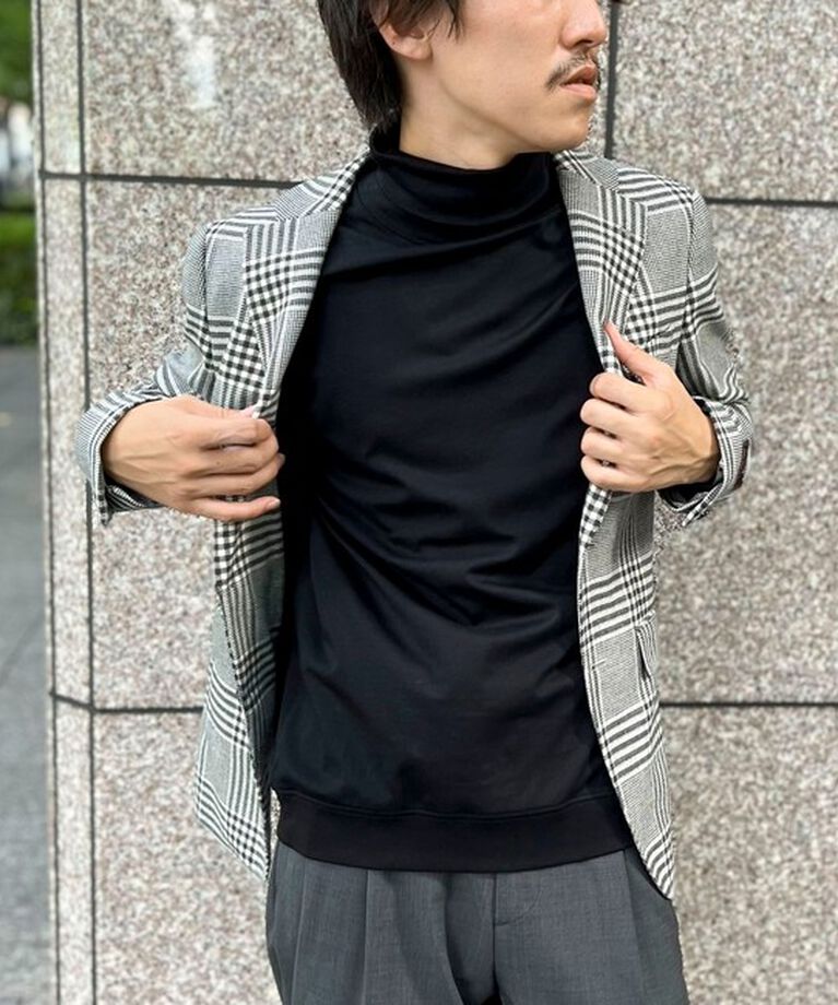 NOLLEY'S goodman「《ビジカジ対応》シルケットスムース タートルネックドレスロンT」|Tシャツ・カットソー|