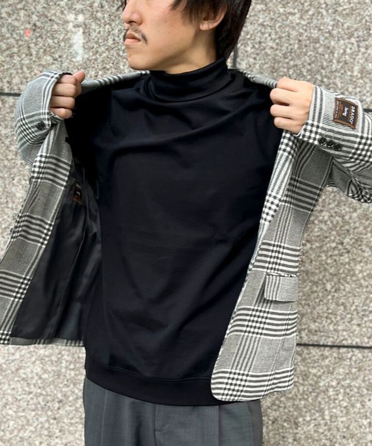 NOLLEY'S goodman「《ビジカジ対応》シルケットスムース タートルネックドレスロンT」|Tシャツ・カットソー|