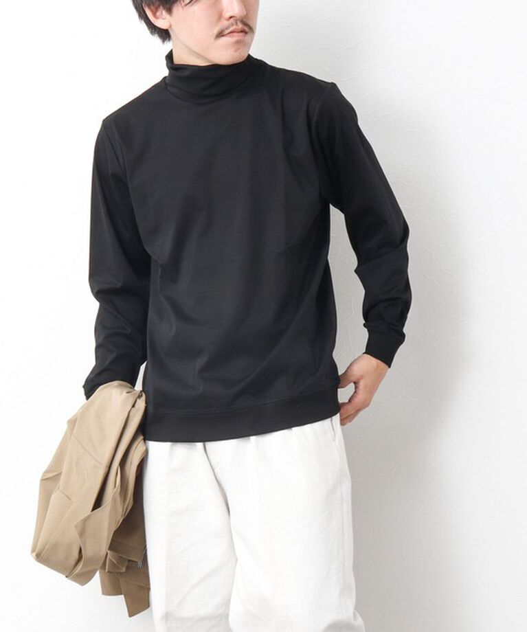 NOLLEY'S goodman「《ビジカジ対応》シルケットスムース タートルネックドレスロンT」|Tシャツ・カットソー|