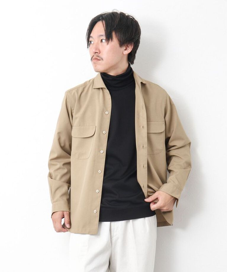 NOLLEY'S goodman「《ビジカジ対応》シルケットスムース タートルネックドレスロンT」|Tシャツ・カットソー|