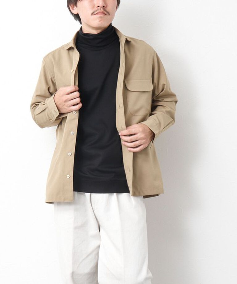 NOLLEY'S goodman「《ビジカジ対応》シルケットスムース タートルネックドレスロンT」|Tシャツ・カットソー|