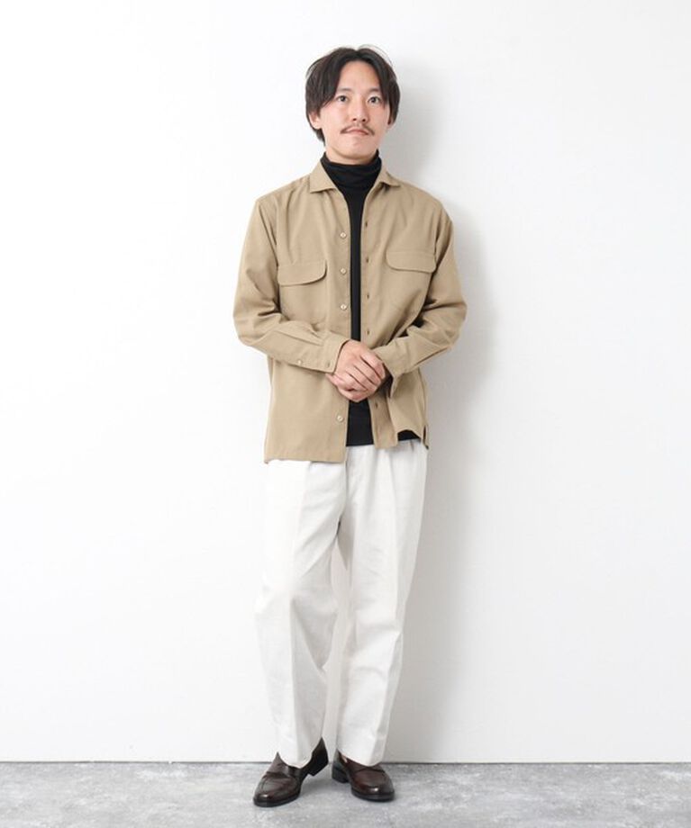 NOLLEY'S goodman「《ビジカジ対応》シルケットスムース タートルネックドレスロンT」|Tシャツ・カットソー|