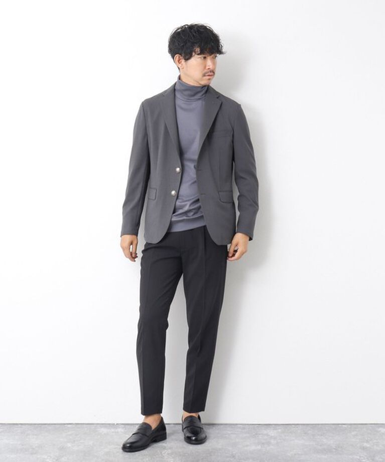 NOLLEY'S goodman「《ビジカジ対応》シルケットスムース タートルネックドレスロンT」|Tシャツ・カットソー|