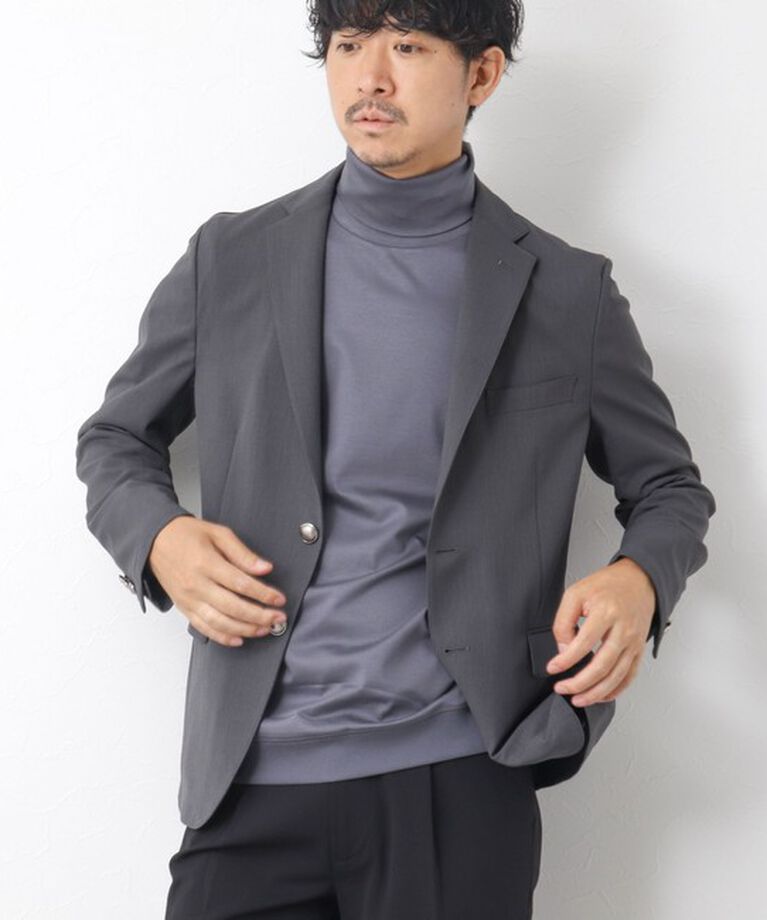 NOLLEY'S goodman「《ビジカジ対応》シルケットスムース タートルネックドレスロンT」|Tシャツ・カットソー|