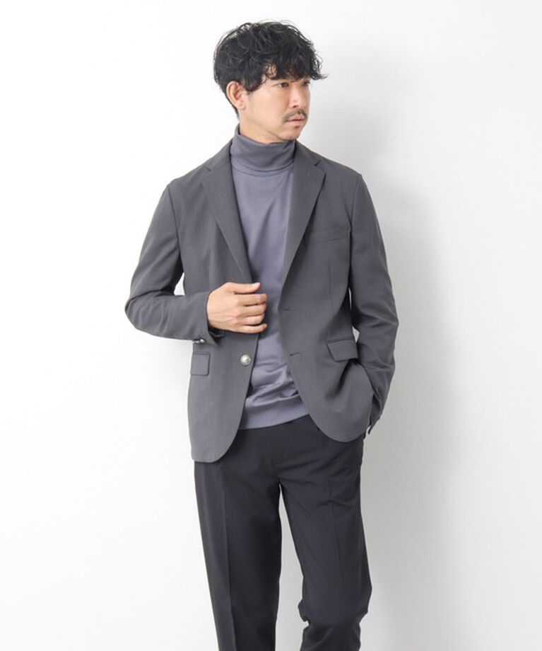 NOLLEY'S goodman「《ビジカジ対応》シルケットスムース タートルネックドレスロンT」|Tシャツ・カットソー|