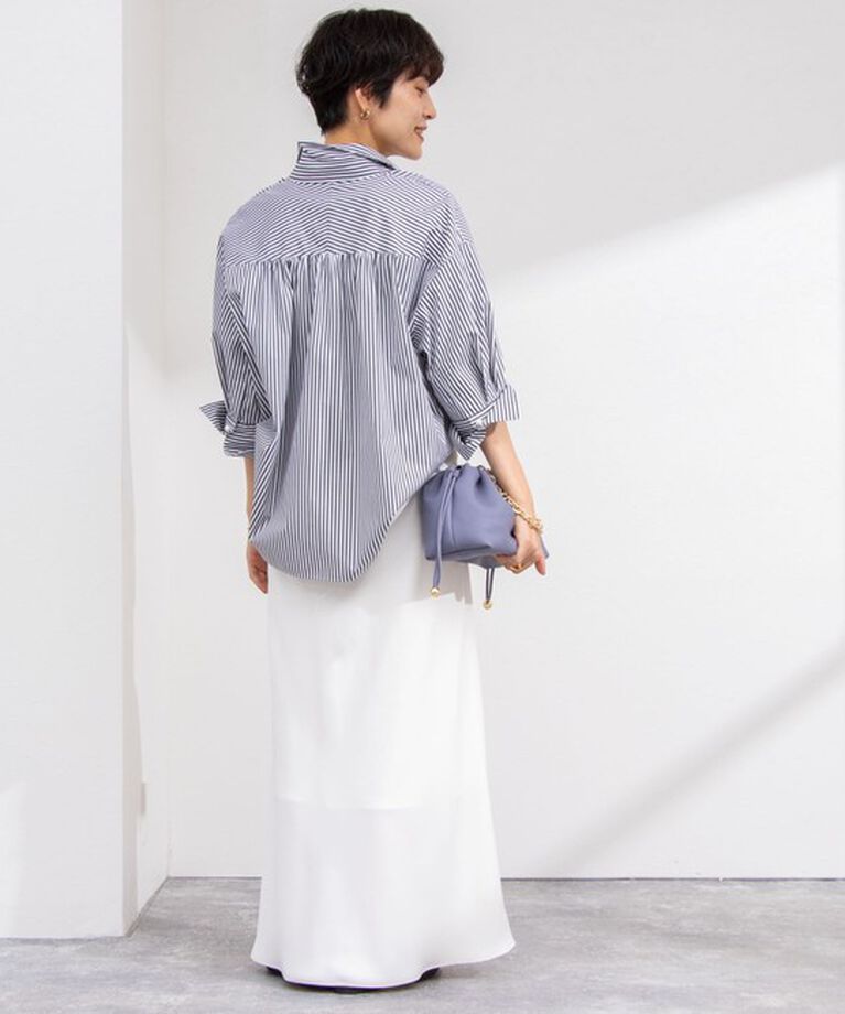 NOLLEY'S sophi「パール釦スキッパーシャツ」|シャツ・ブラウス|