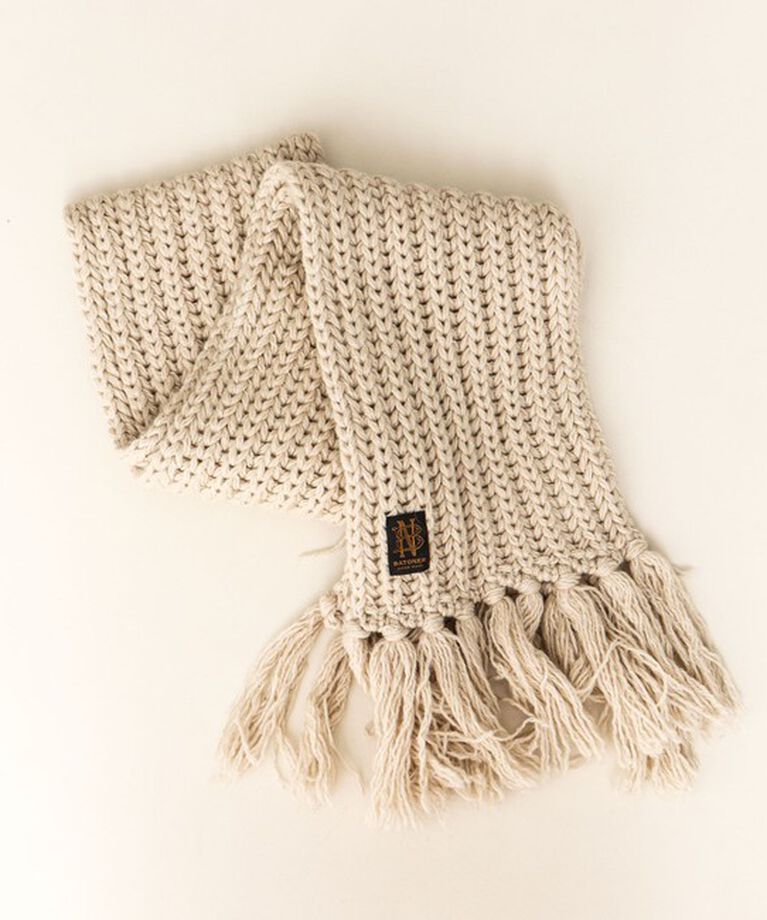 NOLLEY'S goodman「【BATONER/バトナー】FRINGE MUFFLER SHORT 18 BN-24FI-011」|ストール|