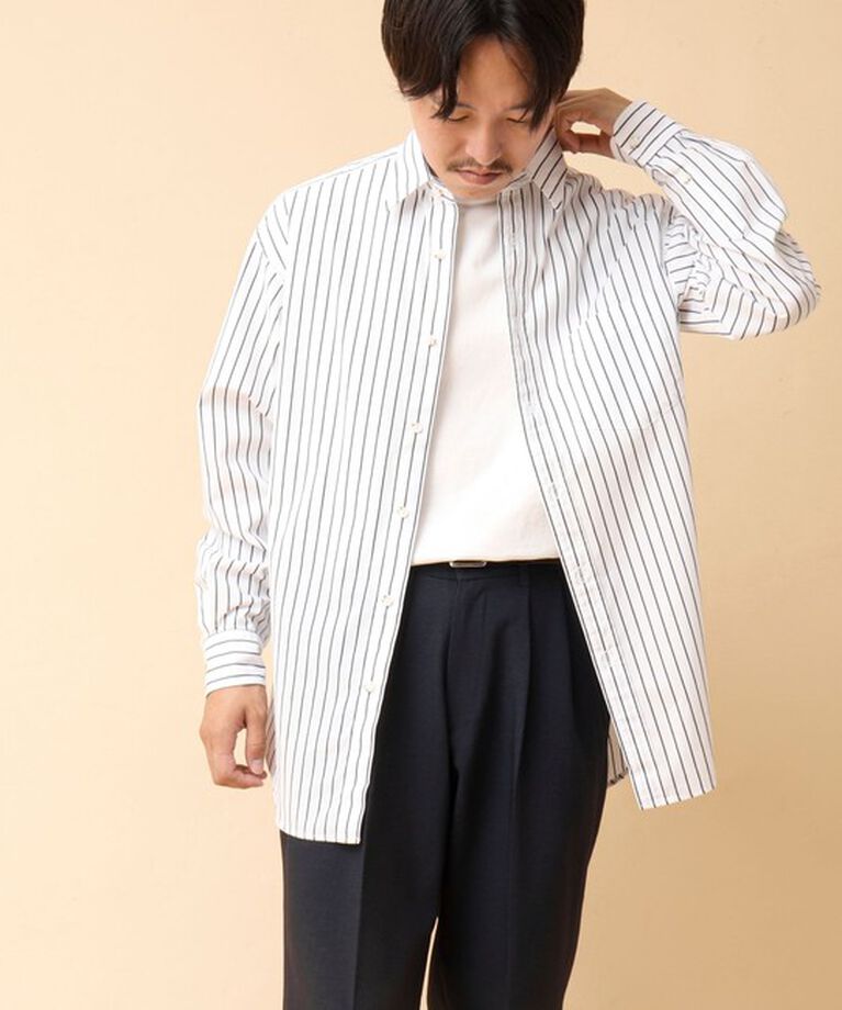 NOLLEY'S goodman「NEW REGULAR ピーチブロード オーバーサイズシャツ 24AW」|シャツ・ブラウス|