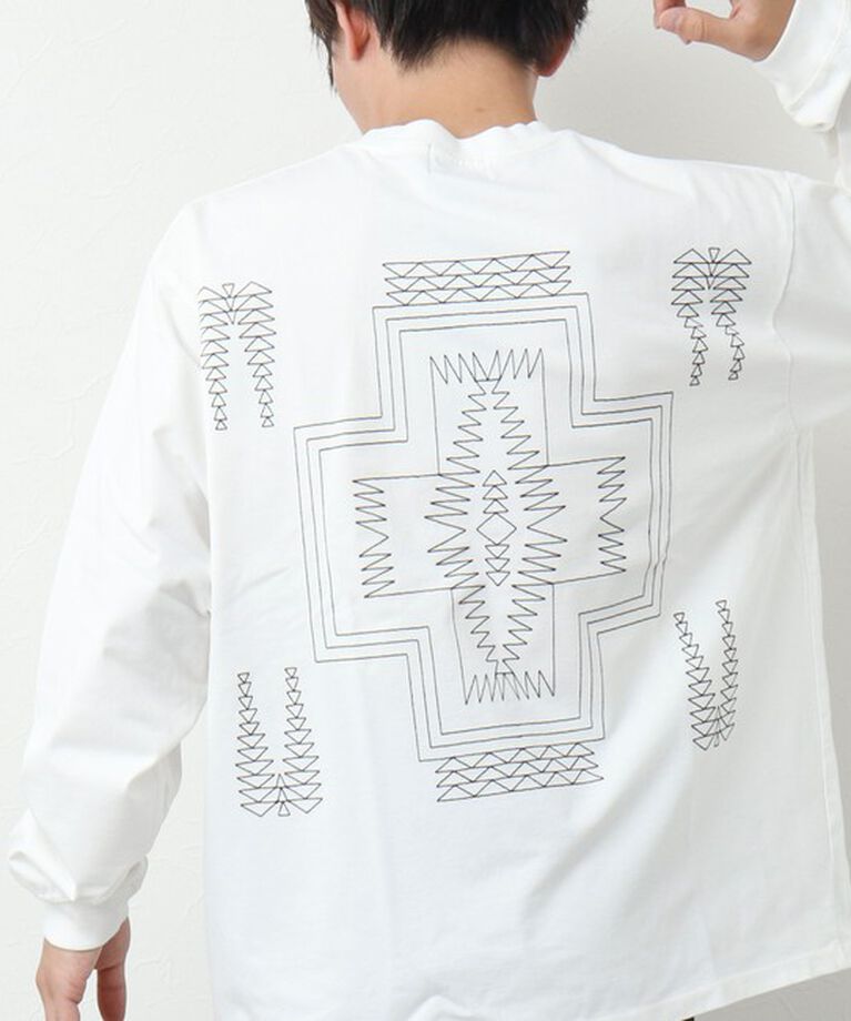NOLLEY'S goodman「【PENDLETON/ペンドルトン】Back EMB LS Tee バックエンブロイダリー ロンT 長袖Tシャツ 24AW」|Tシャツ・カットソー|
