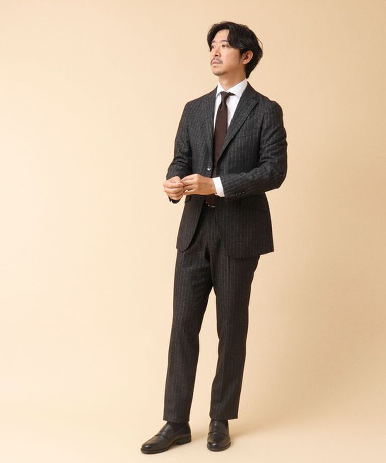 NOLLEY'S goodman「《セットアップ/ビジカジ対応》JAPAN TWEED PT ツイードスラックスパンツ 24AW」|スラックス|