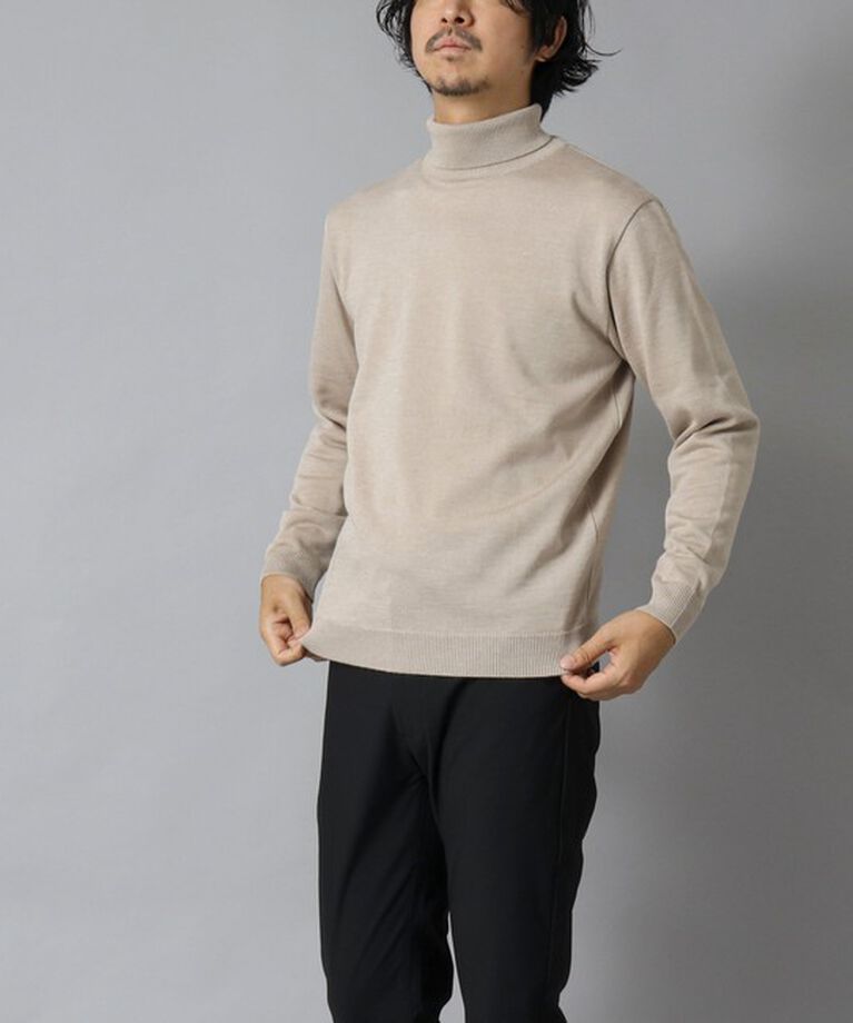 NOLLEY'S goodman「【ACTIVE SECT】《限定展開 / 抗菌防臭》タートルネックニット 24AW」|ニット・セーター|