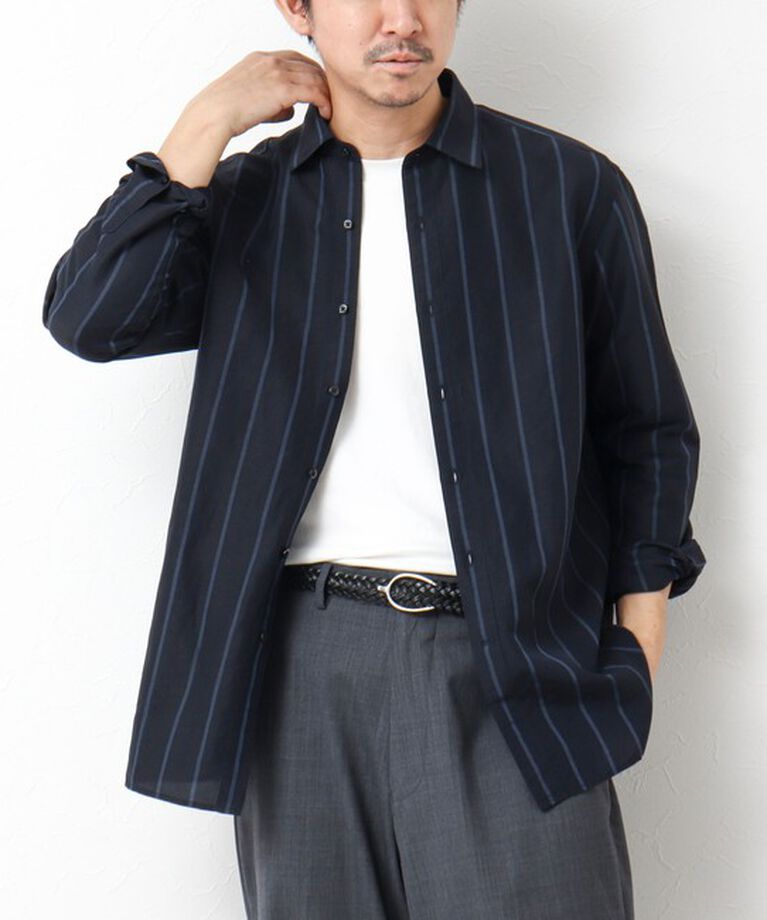 NOLLEY'S goodman「キュプラリネン レギュラーカラーシャツ 25SS」|シャツ・ブラウス|