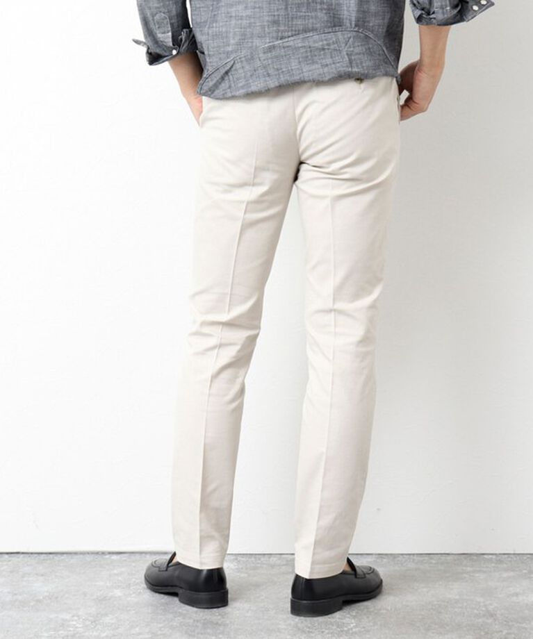 NOLLEY'S goodman「《ビジカジ対応》綿麻COOLMAX スリムフィットパンツ 25SS」|チノ|